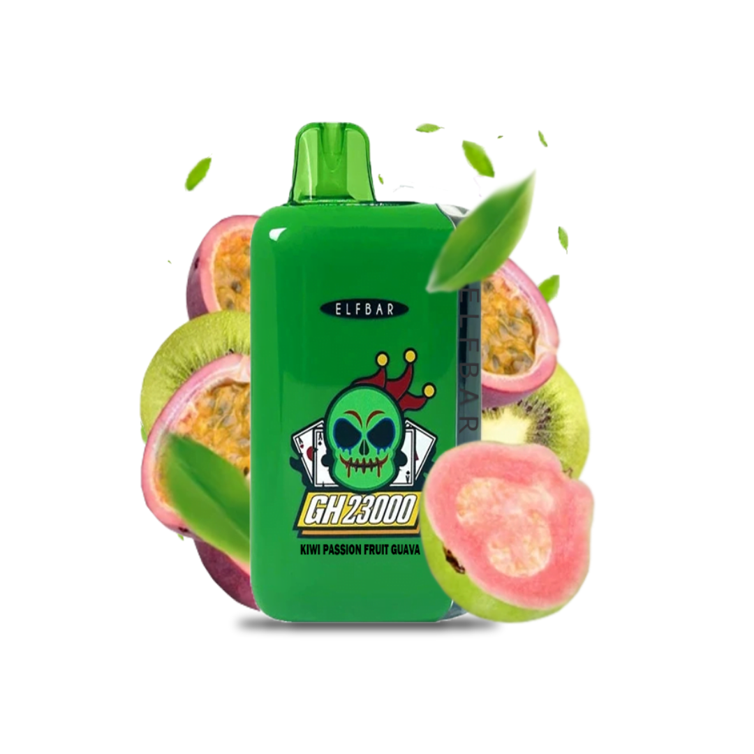 ELFBAR 23000 Kiwi Passion Frut Guava.