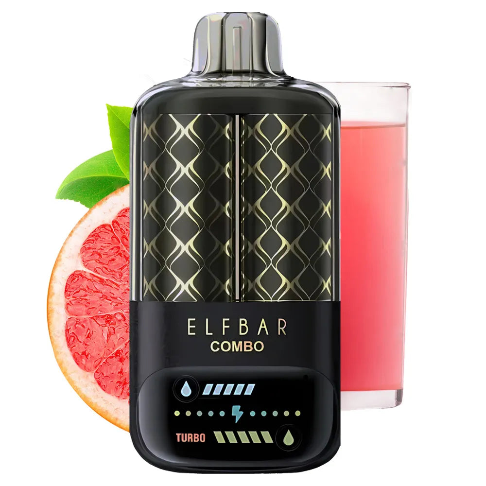 ELFBAR 25000 Pink Lemonade / Grape Fruit.