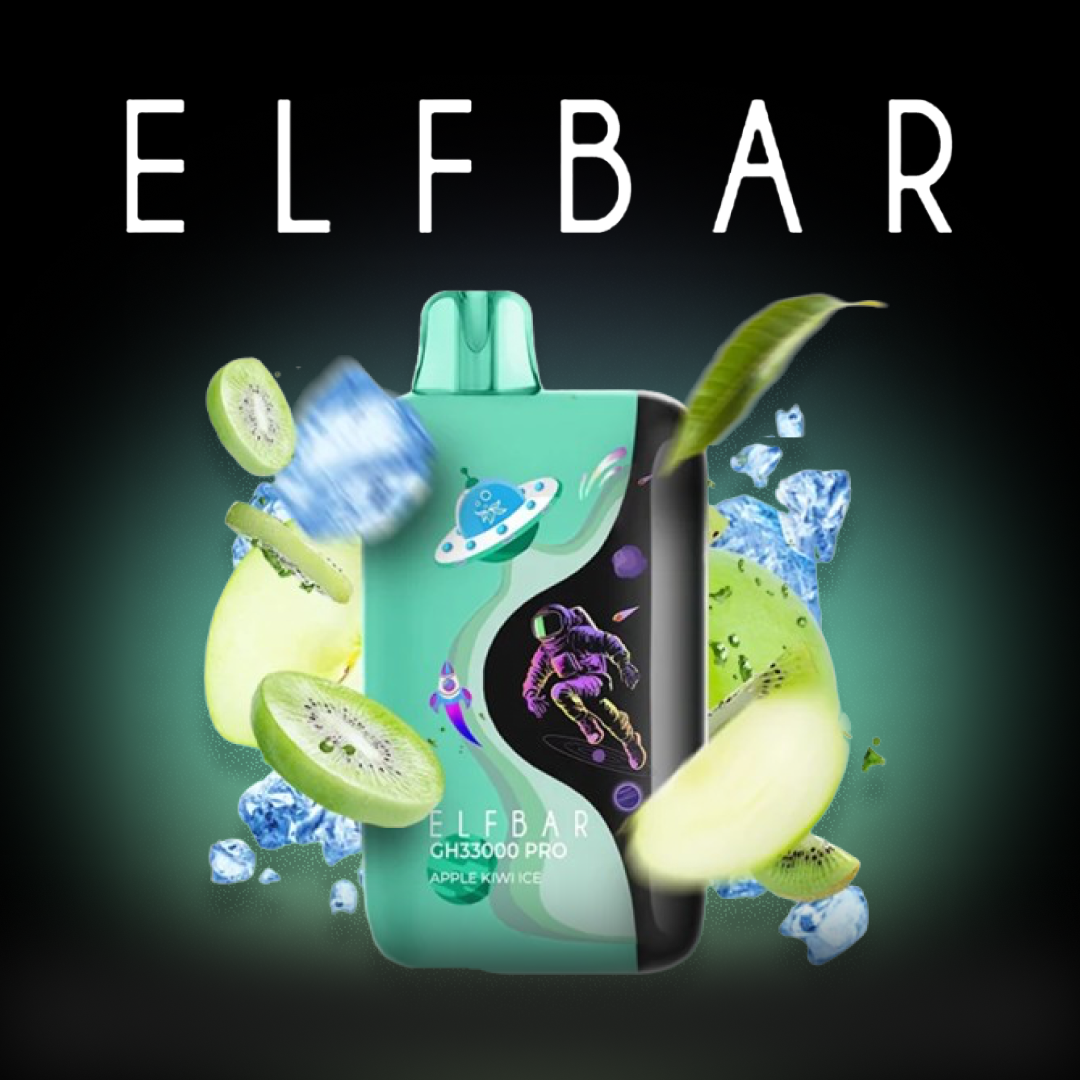 ELFBAR 33000 Apple Kiwi Ice