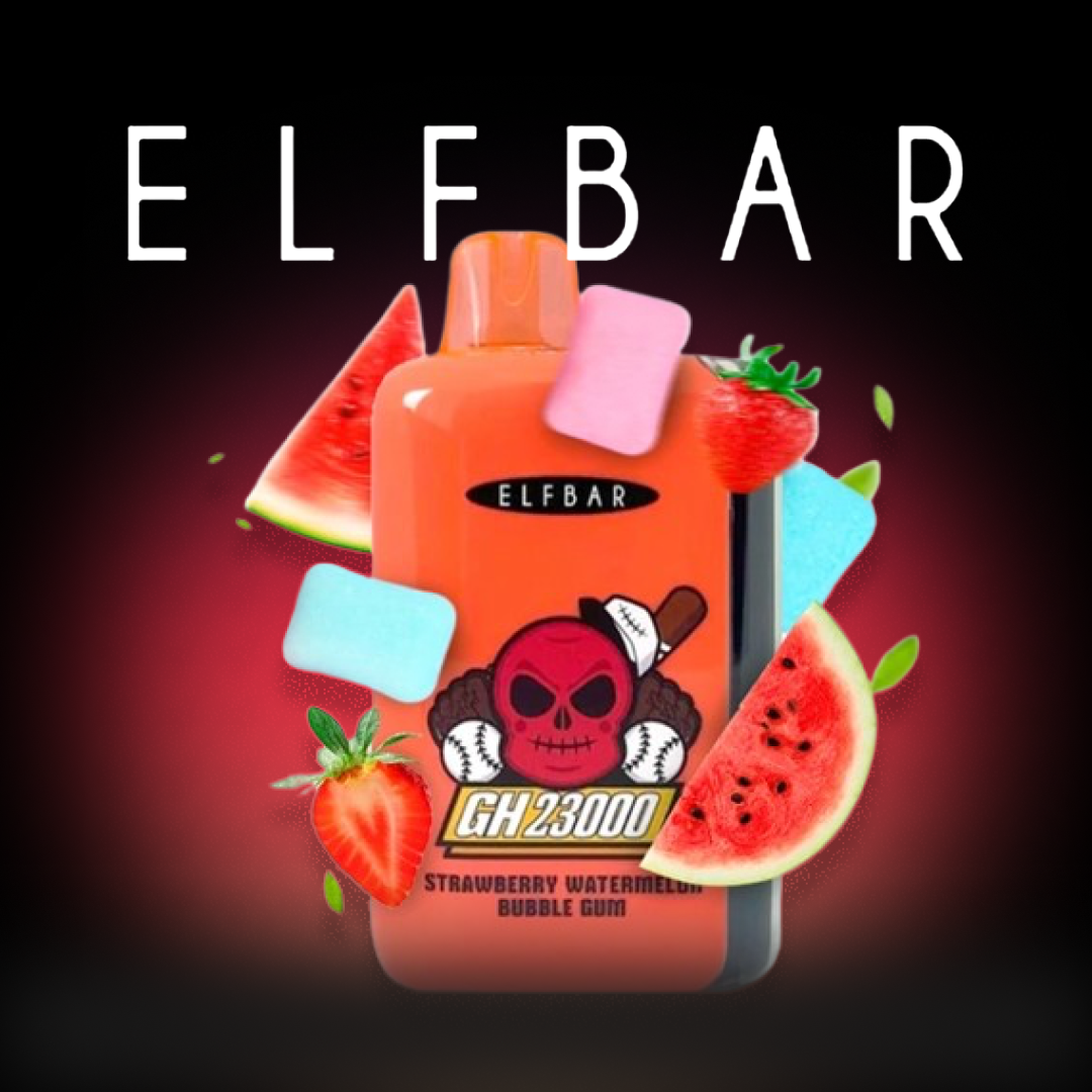 ELFBAR 23000 Strawberry Watermelon Bubble Gum