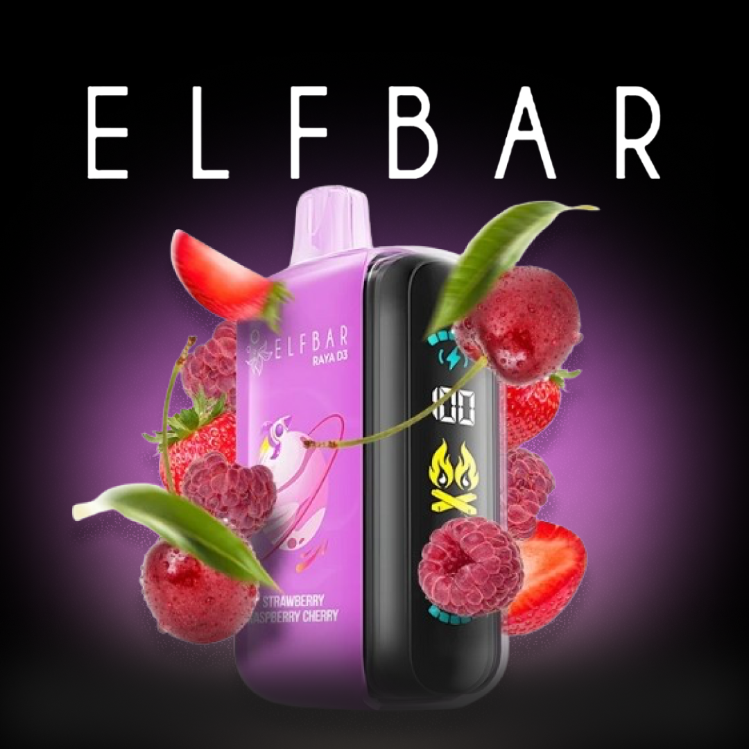 ELFBAR 23000 Клубника Малина Вишня