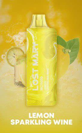 Lost Mary 5000 Lemon Sparking wine.
