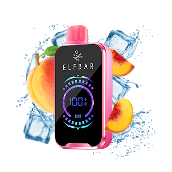 ELFBAR 18000 Peach Ice.