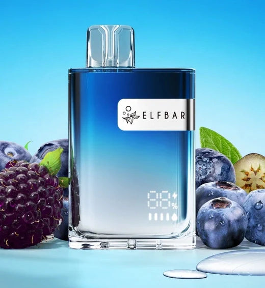 ELFBAR 8000 Sour BlackBerry Blueberry.