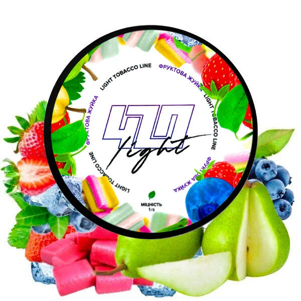 Tobacco 420 Light Line Fruit Gum 100g