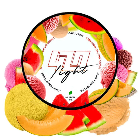 Tobacco 420 Light Line Watermelon Melon Sorbet 100g